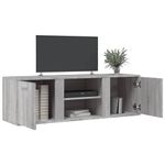 Casa si Gradina - Mobilier - Comode si corpuri - Comode - Comoda TV, gri sonoma, 120x34x37 cm, lemn prelucrat - Infinity.ro