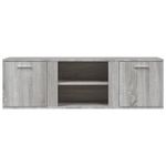 Casa si Gradina - Mobilier - Comode si corpuri - Comode - Comoda TV, gri sonoma, 120x34x37 cm, lemn prelucrat - Infinity.ro