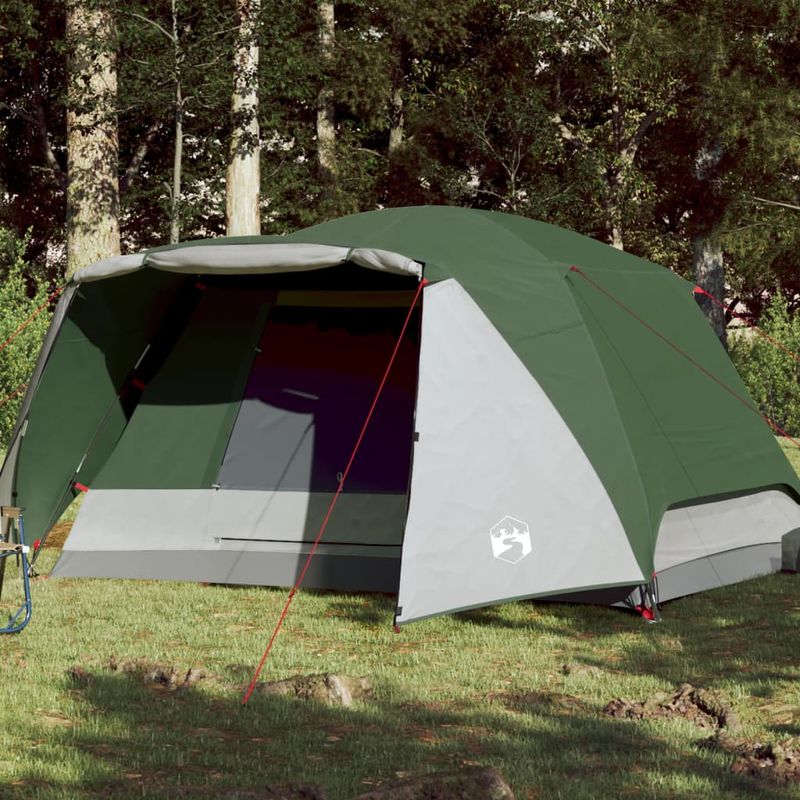 Sport si Outdoor - Camping - Corturi camping - Cort de camping pentru 6 persoane, verde, impermeabil - Infinity.ro