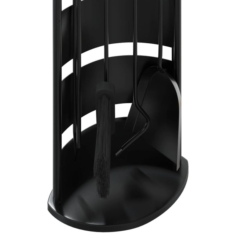 Casa si Gradina - Termice - Sobe, Seminee si accesorii - Accesorii seminee si sobe - Set de unelte pentru semineu, 5 piese, 23x15x66 cm, otel - Infinity.ro