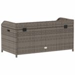 Casa si Gradina - Gradina si terasa - Mobilier exterior - Bancute de gradina - Banca de gradina, gri, 100x50x52 cm, poliratan si lemn acacia - Infinity.ro
