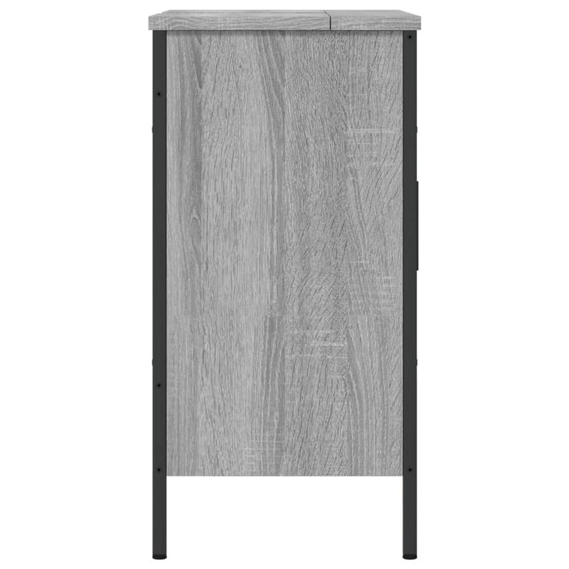 Casa si Gradina - Mobilier - Mobilier baie - Comode baie - Comoda chiuveta baie, gri sonoma, 60x30x60 cm, lemn prelucrat - Infinity.ro