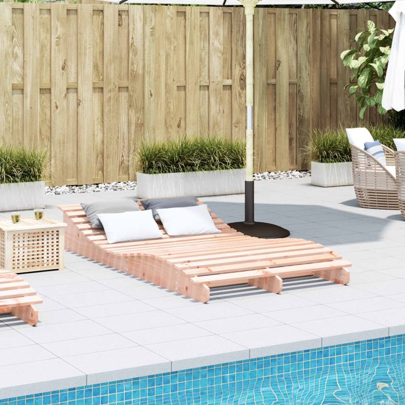 Casa si Gradina - Gradina si terasa - Mobilier exterior - Scaune si sezlonguri gradina - Sezlong, 205x110x31,5 cm, lemn masiv douglas - Infinity.ro
