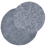 Casa si Gradina - Textile si covoare - Covoare - Covoare casa - Covor pufos cu fire inalte, albastru modern, Ø 100 cm - Infinity.ro