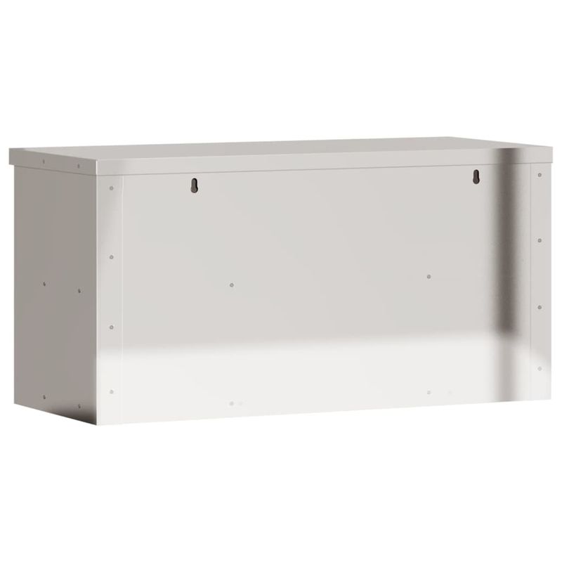 Casa si Gradina - Mobilier - Seturi de mobilier - Seturi bucatarie - Dulap bucatarie de perete cu usi glisante, otel inoxidabil, mărime 92x40x46 cm (cu ușă) - Infinity.ro