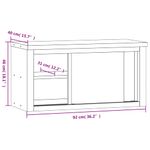 Casa si Gradina - Mobilier - Seturi de mobilier - Seturi bucatarie - Dulap bucatarie de perete cu usi glisante, otel inoxidabil, mărime 92x40x46 cm (cu ușă) - Infinity.ro
