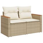 Casa si Gradina - Gradina si terasa - Mobilier exterior - Seturi mobila gradina - Set canapele de gradina cu perne, 12 piese, bej, poliratan - Infinity.ro