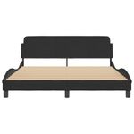 Casa si Gradina - Mobilier - Paturi si accesorii - Paturi - Cadru de pat cu tablie, negru, 160x200 cm, catifea - Infinity.ro