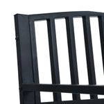 Casa si Gradina - Gradina si terasa - Mobilier exterior - Bancute de gradina - Banca de gradina din otel, negru, 120 cm - Infinity.ro