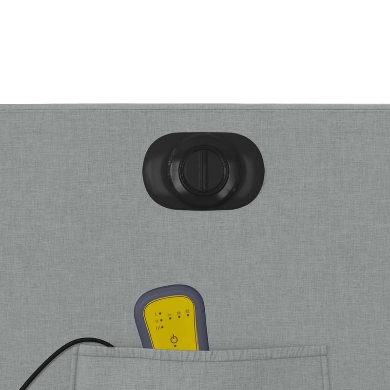 Ingrijire personala si Cosmetice - Sanatate si wellness - Articole wellness - Fotolii de masaj - Fotoliu electric masaj rabatabil cu ridicare, gri inchis textil - Infinity.ro