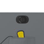 Ingrijire personala si Cosmetice - Sanatate si wellness - Articole wellness - Fotolii de masaj - Fotoliu de masaj electric rabatabil, gri, piele ecologica - Infinity.ro