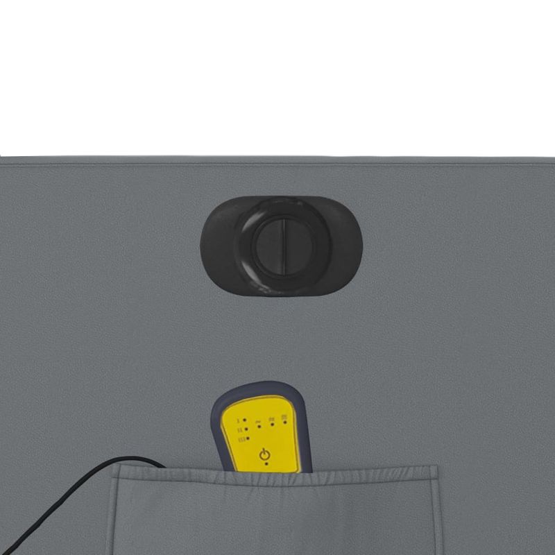 Ingrijire personala si Cosmetice - Sanatate si wellness - Articole wellness - Fotolii de masaj - Fotoliu de masaj electric rabatabil, gri, piele ecologica - Infinity.ro