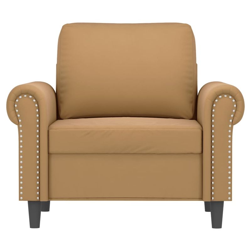 Casa si Gradina - Mobilier - Scaune si fotolii - Fotolii - Fotoliu canapea, Maro, 60 cm, catifea - Infinity.ro