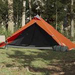 Sport si Outdoor - Camping - Corturi camping - Cort de camping pentru 1 persoana, gri/portocaliu, impermeabil - Infinity.ro