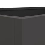 Casa si Gradina - Gradinarit si plante - Plante si ghivece - Ghivece si suporturi - Jardiniera, negru, 62x30x29 cm, otel laminat la rece - Infinity.ro