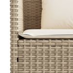 Casa si Gradina - Gradina si terasa - Mobilier exterior - Bancute de gradina - Banca de gradina cu perne, bej, poliratan - Infinity.ro