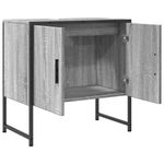 Casa si Gradina - Mobilier - Mobilier baie - Comode baie - Comoda chiuveta baie, gri sonoma, 60x33x60 cm, lemn prelucrat - Infinity.ro