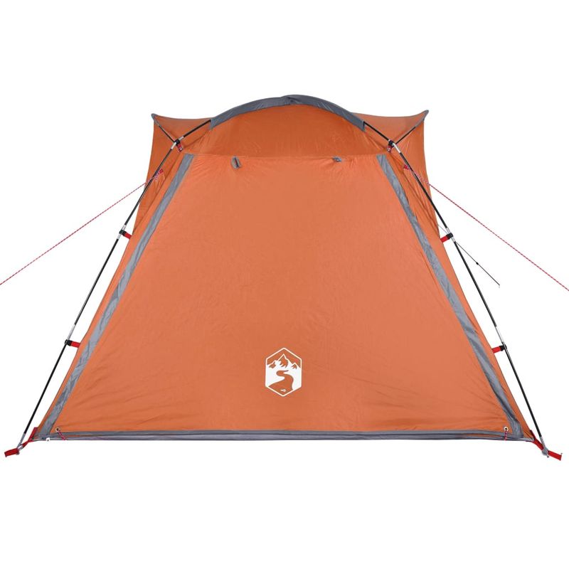 Sport si Outdoor - Camping - Corturi camping - Cort camping, 4 persoane, gri/oranj, impermeabil, setare rapida - Infinity.ro