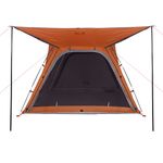 Sport si Outdoor - Camping - Corturi camping - Cort camping, 4 persoane, gri/oranj, impermeabil, setare rapida - Infinity.ro
