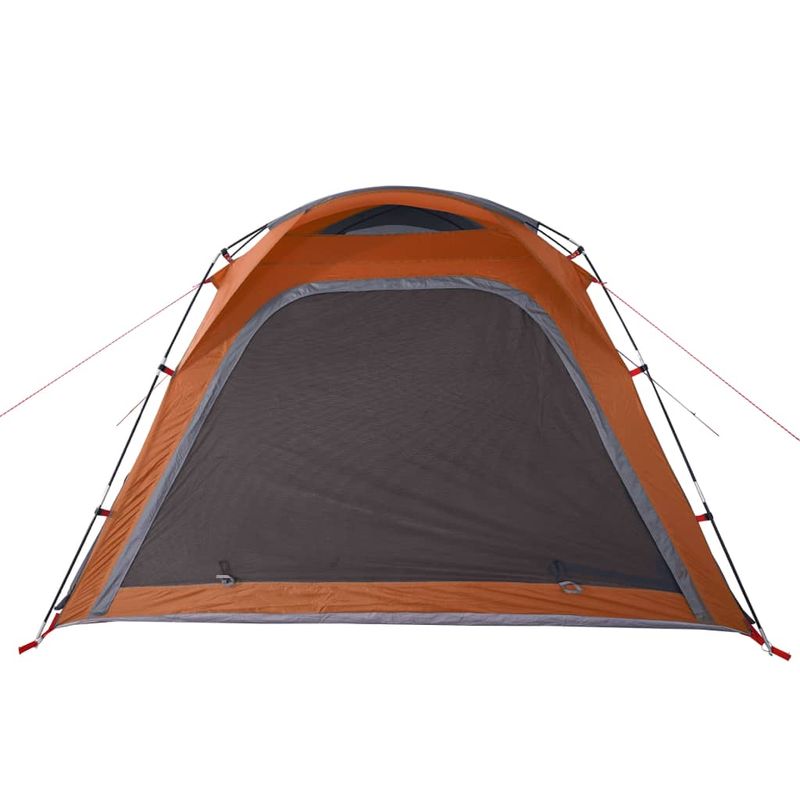 Sport si Outdoor - Camping - Corturi camping - Cort camping, 4 persoane, gri/oranj, impermeabil, setare rapida - Infinity.ro
