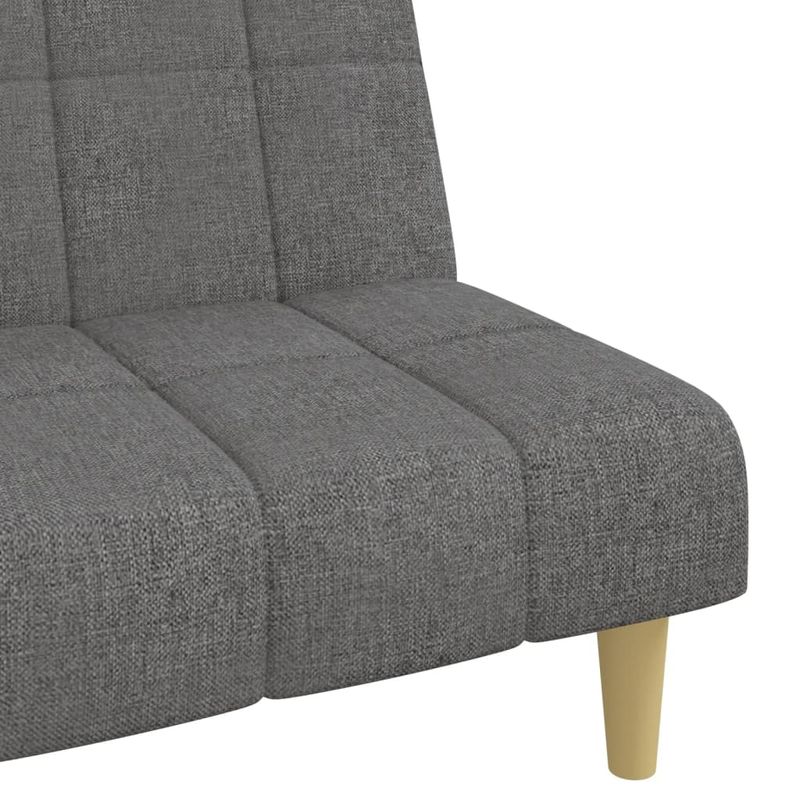 Casa si Gradina - Mobilier - Canapele si coltare - Canapele - Canapea extensibila cu 2 locuri, gri deschis, tesatura - Infinity.ro