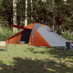 Sport si Outdoor - Camping - Corturi camping - Cort de camping pentru 6 persoane, gri/portocaliu, impermeabil - Infinity.ro