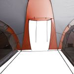 Sport si Outdoor - Camping - Corturi camping - Cort de camping pentru 6 persoane, gri/portocaliu, impermeabil - Infinity.ro