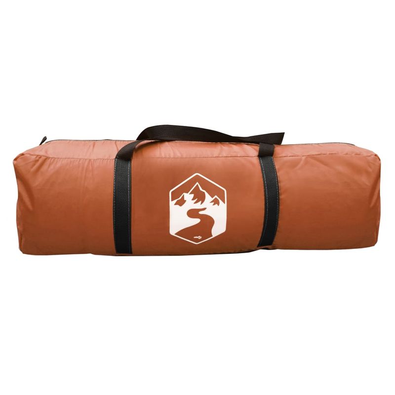 Sport si Outdoor - Camping - Corturi camping - Cort de camping pentru 6 persoane, gri/portocaliu, impermeabil - Infinity.ro