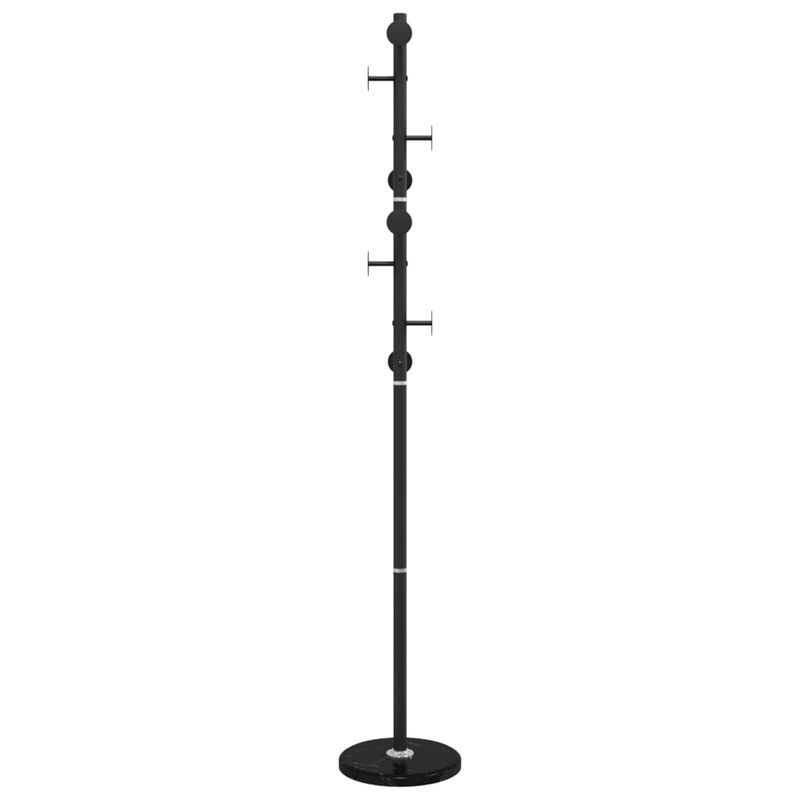 Casa si Gradina - Mobilier - Organizare si depozitare - Cuiere - Cuier de haine, negru, 176 cm, fier vopsit electrostatic - Infinity.ro