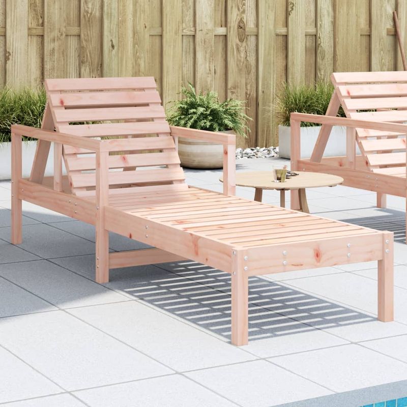 Casa si Gradina - Gradina si terasa - Mobilier exterior - Scaune si sezlonguri gradina - Sezlong, 199,5x62x55 cm, lemn masiv douglas - Infinity.ro