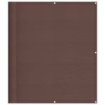 Casa si Gradina - Gradina si terasa - Umbrele si pavilioane - Umbrele - Paravan de balcon, maro, 120x800 cm, 100% poliester oxford - Infinity.ro