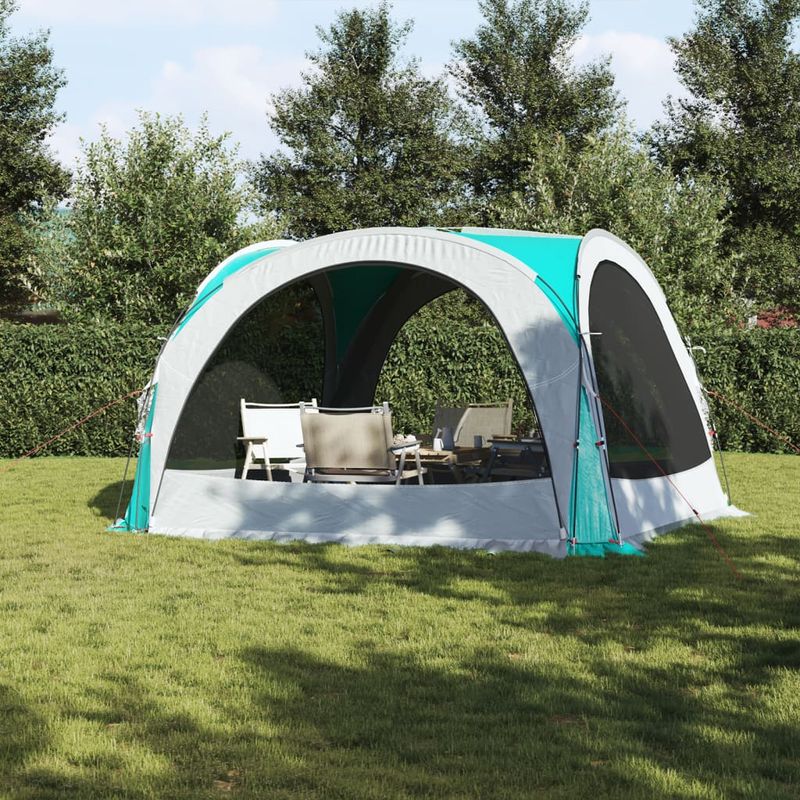 Sport si Outdoor - Camping - Corturi camping - Cort de petrecere, verde, 360x360x215 cm, tafta 185T - Infinity.ro