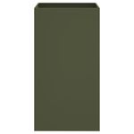 Casa si Gradina - Gradinarit si plante - Plante si ghivece - Ghivece si suporturi - Jardiniera, verde masliniu, 42x38x75 cm, otel laminat la rece - Infinity.ro