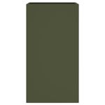 Casa si Gradina - Gradinarit si plante - Plante si ghivece - Ghivece si suporturi - Jardiniera, verde masliniu, 42x38x75 cm, otel laminat la rece - Infinity.ro