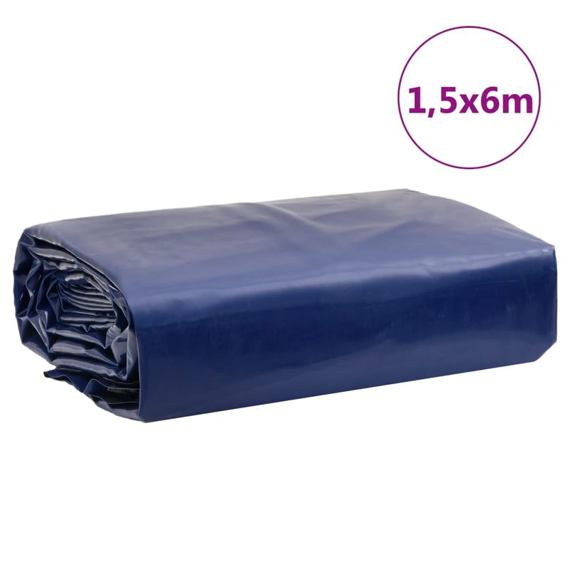 Casa si Gradina - Gradina si terasa - Umbrele si pavilioane - Pavilioane - Prelata, albastru, 1,5x6 m, 650 g/m² - Infinity.ro