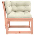 Casa si Gradina - Gradina si terasa - Mobilier exterior - Canapele si fotolii gradina - Canapea colt de gradina cu perne 73x73x78cm lemn masiv douglas - Infinity.ro