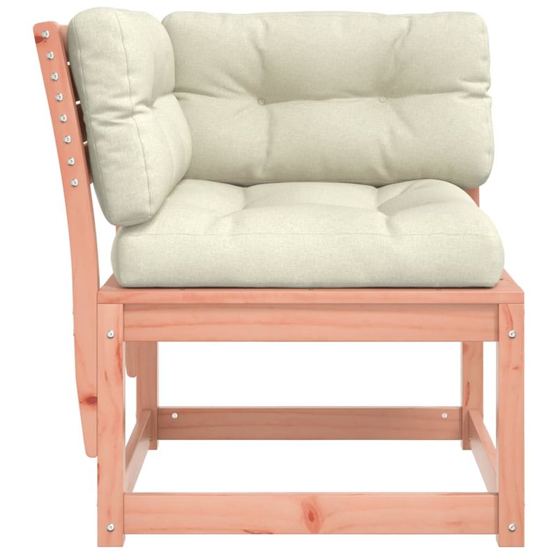 Casa si Gradina - Gradina si terasa - Mobilier exterior - Canapele si fotolii gradina - Canapea colt de gradina cu perne 73x73x78cm lemn masiv douglas - Infinity.ro