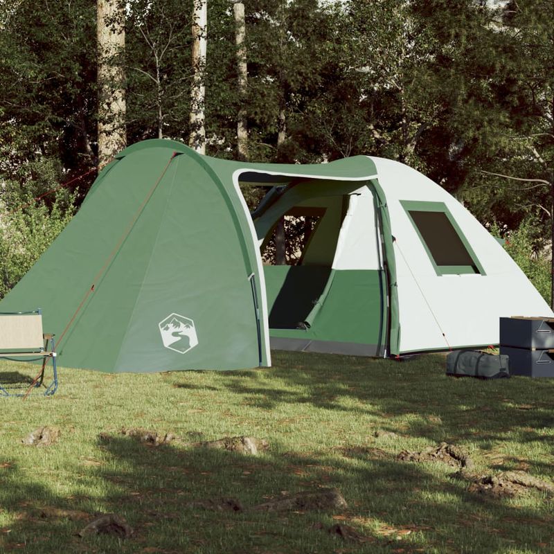 Sport si Outdoor - Camping - Corturi camping - Cort de camping pentru 6 persoane, verde, impermeabil - Infinity.ro