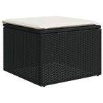 Casa si Gradina - Gradina si terasa - Mobilier exterior - Canapele si fotolii gradina - Set canapele de gradina cu perne, 11 piese, negru, poliratan - Infinity.ro