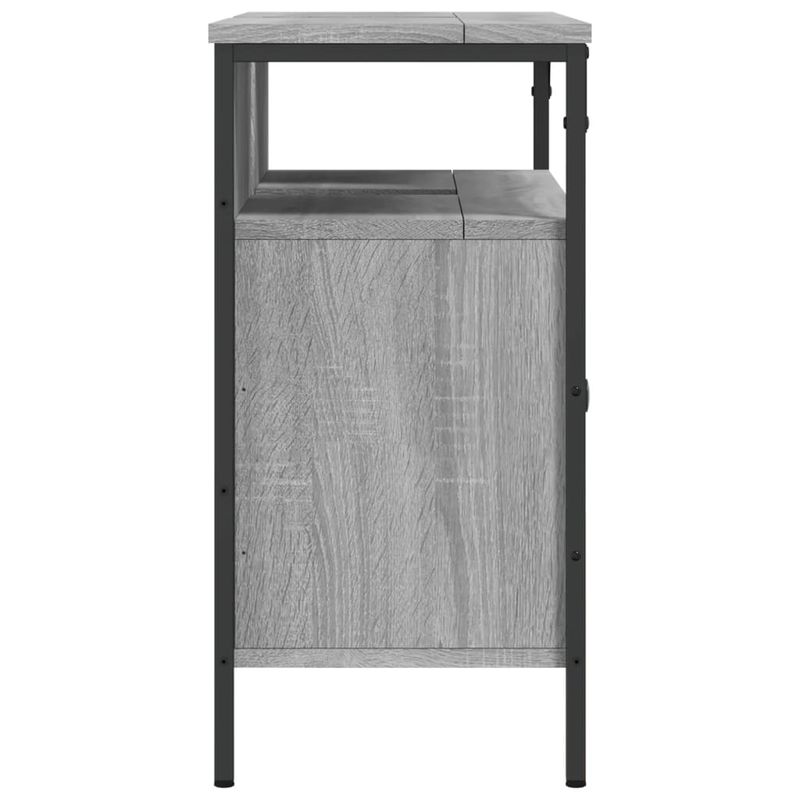 Casa si Gradina - Mobilier - Mobilier baie - Comode baie - Comoda chiuveta baie, gri sonoma, 80x30x60 cm, lemn prelucrat - Infinity.ro