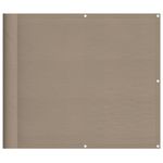 Casa si Gradina - Gradina si terasa - Umbrele si pavilioane - Umbrele - Paravan de balcon, gri taupe, 90x1000 cm, 100% poliester oxford - Infinity.ro