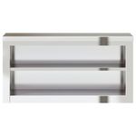Casa si Gradina - Mobilier - Seturi de mobilier - Seturi bucatarie - Dulap bucatarie de perete cu raft, otel inoxidabil, mărime 92x40x46 cm - Infinity.ro