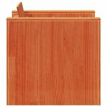Casa si Gradina - Gradina si terasa - Mobilier exterior - Seturi mobila gradina - Set mobilier gradina, 2 piese, maro ceruit, lemn masiv pin, mărime 134x60x62 cm - Infinity.ro