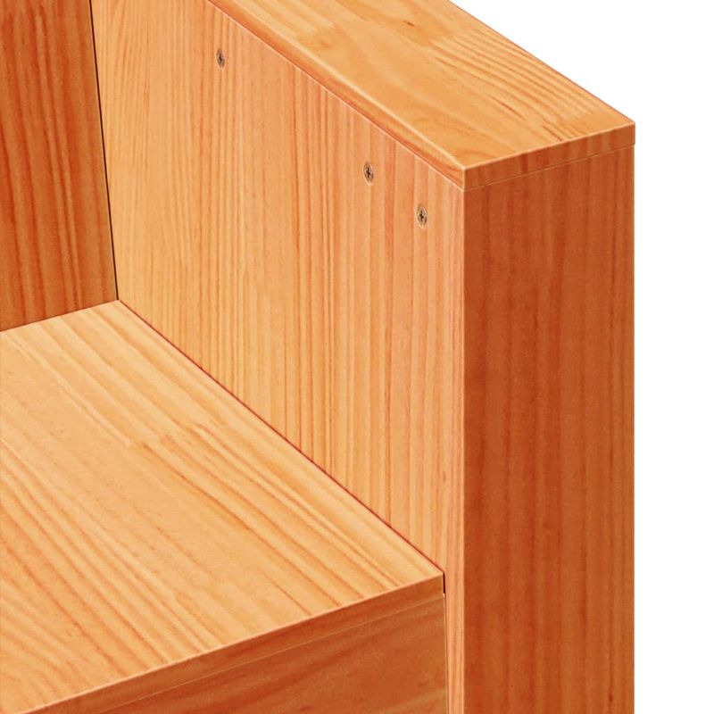 Casa si Gradina - Gradina si terasa - Mobilier exterior - Seturi mobila gradina - Set mobilier gradina, 2 piese, maro ceruit, lemn masiv pin, mărime 134x60x62 cm - Infinity.ro