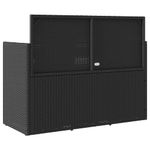 Casa si Gradina - Gradina si terasa - Mobilier exterior - Bancute de gradina - Banca de gradina cu perne, negru, poliratan - Infinity.ro