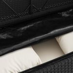 Casa si Gradina - Gradina si terasa - Mobilier exterior - Bancute de gradina - Banca de gradina cu perne, negru, poliratan - Infinity.ro