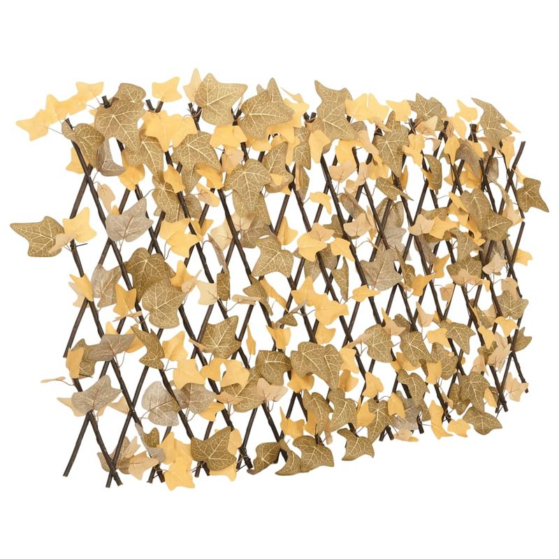 Casa si Gradina - Gradina si terasa - Garduri, panouri si accesorii - Spalier frunze artar false extensibil 5 buc. oranj 180x60 cm - Infinity.ro