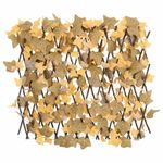 Casa si Gradina - Gradina si terasa - Garduri, panouri si accesorii - Spalier frunze artar false extensibil 5 buc. oranj 180x60 cm - Infinity.ro