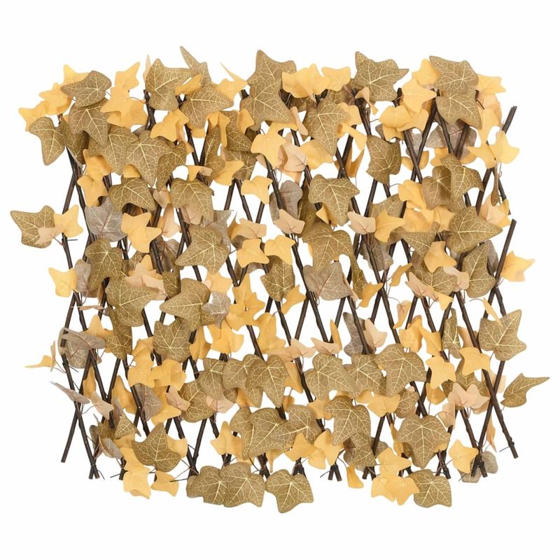 Casa si Gradina - Gradina si terasa - Garduri, panouri si accesorii - Spalier frunze artar false extensibil 5 buc. oranj 180x60 cm - Infinity.ro
