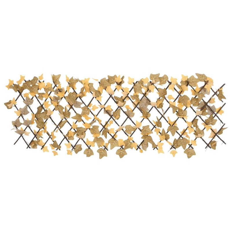 Casa si Gradina - Gradina si terasa - Garduri, panouri si accesorii - Spalier frunze artar false extensibil 5 buc. oranj 180x60 cm - Infinity.ro